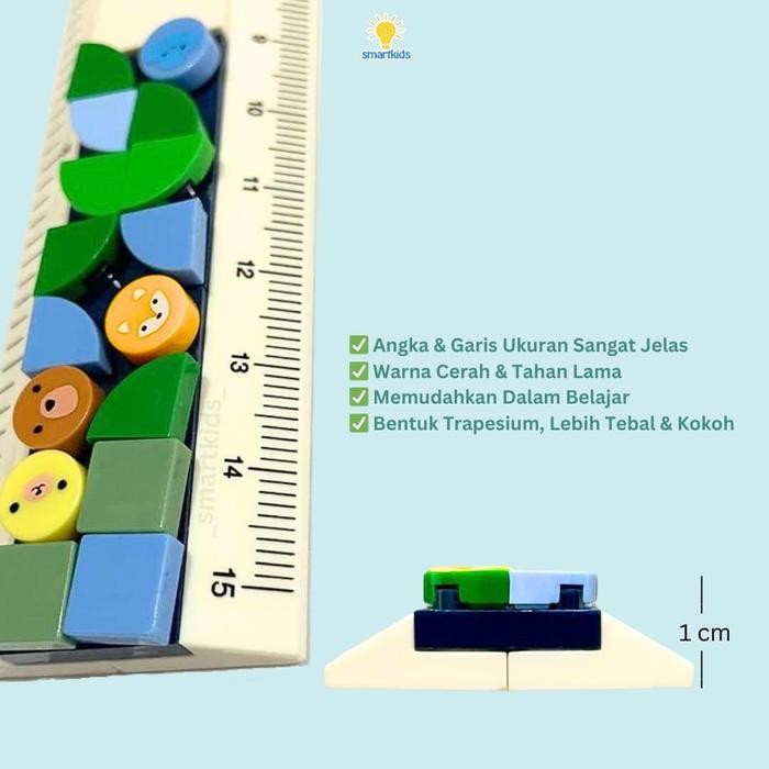 

Stationary Penggaris Brick Block Lego Ruler Puzzle Diy Susun Merakit Balok Blok Kreatif Alat Tulis