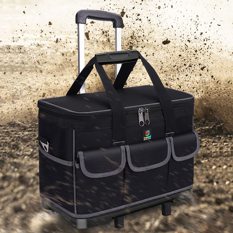 Multifunctional Tools Box Pull Rod Tool Kit Electrician Backpack Tool