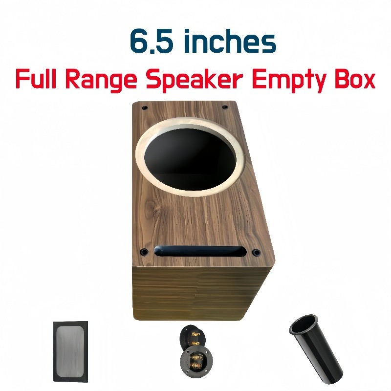 DIY 6.5-inch(Hole Diameter:146/168mm) Car/Home Full Range Coaxial Speaker Box,Subwoofer Speaker