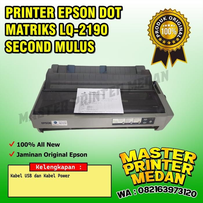 Ready...Ready...Ready...] PRINTER EPSON LQ-2190 LQ 2190 LQ2190 DOT MATRIKS SECOND MULUS GARANSI