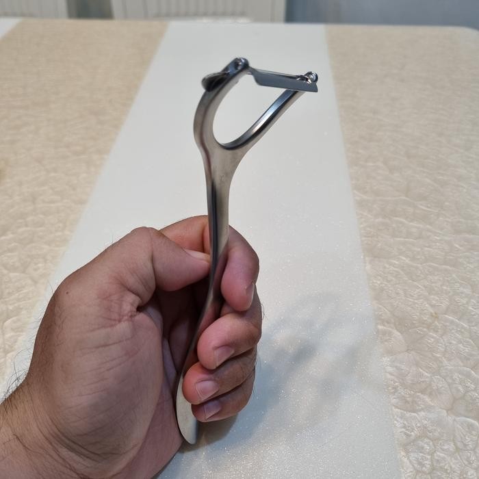 kupas kulit buah / kentang / peeler stainless senyawa tebal tajam