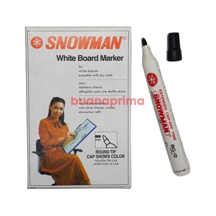

FLASH SALE SPIDOL WHITEBOARD SNOWMAN BG-12 BISA DIHAPUS MERAH HITAM BIRU UNTUK PAPAN TULIS
