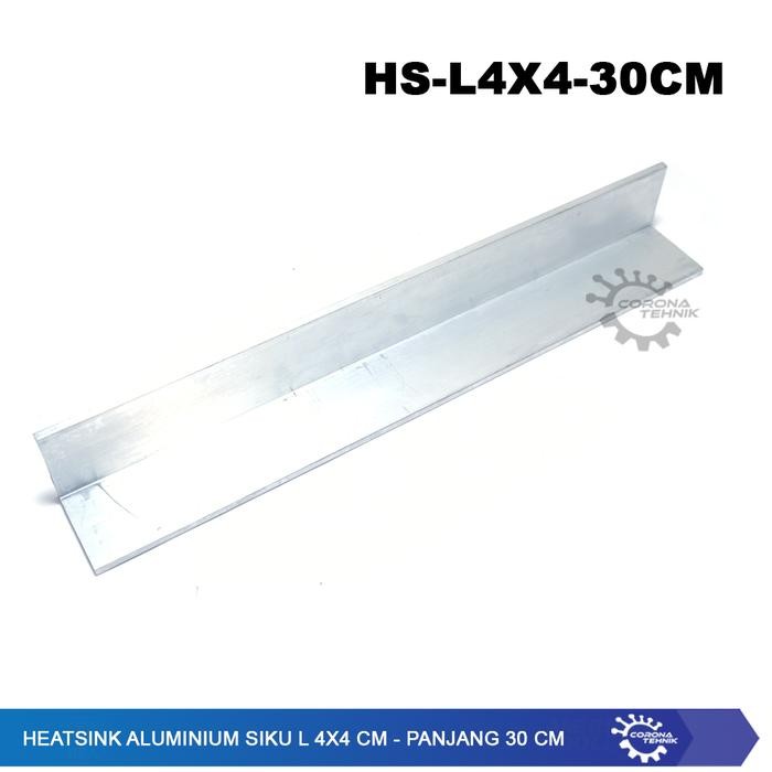 Heatsink Aluminium Siku L 4X4 Cm - Panjang 30 Cm