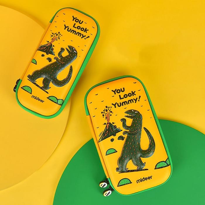 

Mideer Dinosaur Pencil Case 3D Kotak Tempat Pensil Anak Laki Laki Dino