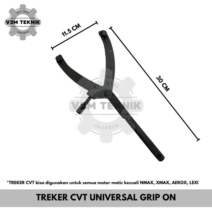 GASS. TREKER CVT GRIP ON / KUNCI TREKER KOPLING METIC GRIP ON