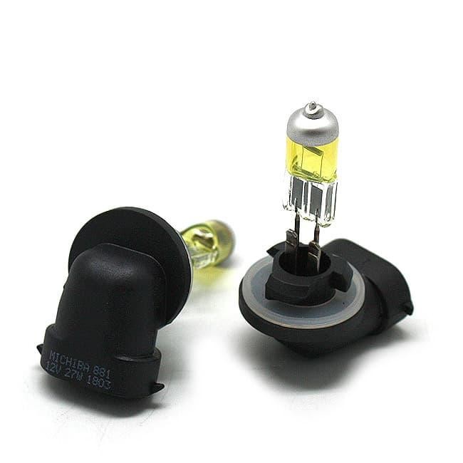 Michiba 881 Halogen Xenon Bohlam Mobil H27 Soket Siku