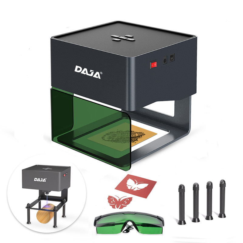 DAJA DJ6 Mini Laser Engraving Machine APP Control 3W DIODE CNC DIY Laser Engraver MDF Plywood Small