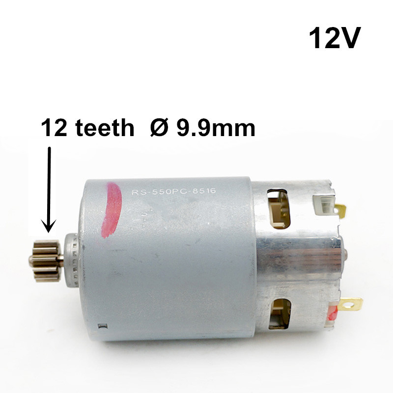 12 Teeth 12V Motor Replace For BOSCH 2609120259 GSR 12V GSR12V