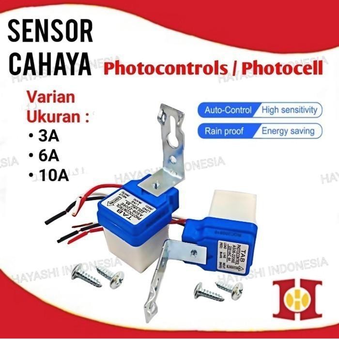 Photocell Fotosel Sensor Cahaya Lampu Led Saklar Otomatis Siang Malam