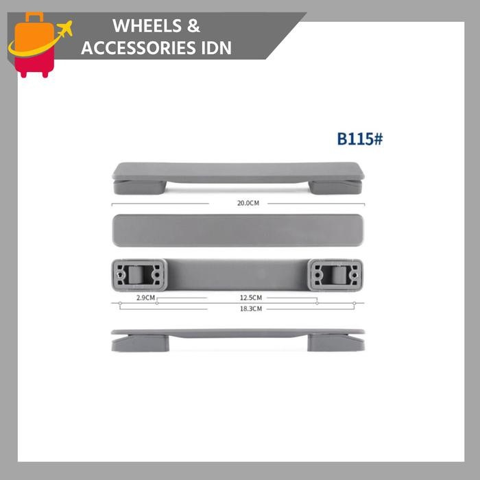 Handle koper elle universal 20 cm high quality