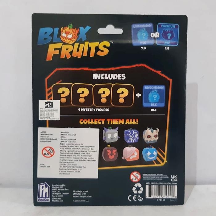 BloxFruitsMinifigure4-PackSeries 2 Assortment(FigureRandom/Acak)