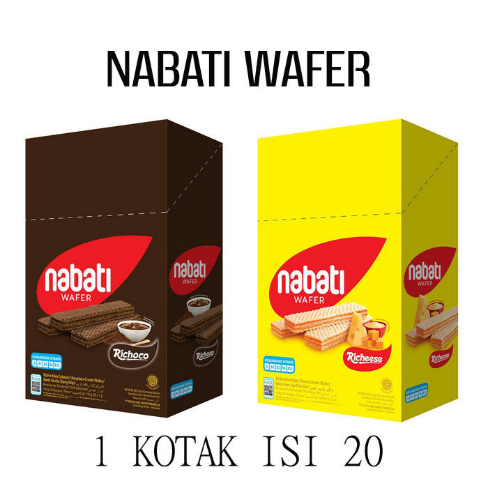 

wafer nabati 500an kotak wafer nabati 5g x20 all varian rasa keju,coklat,pink lava,kelapa snack murah premium 1pack 20pcs