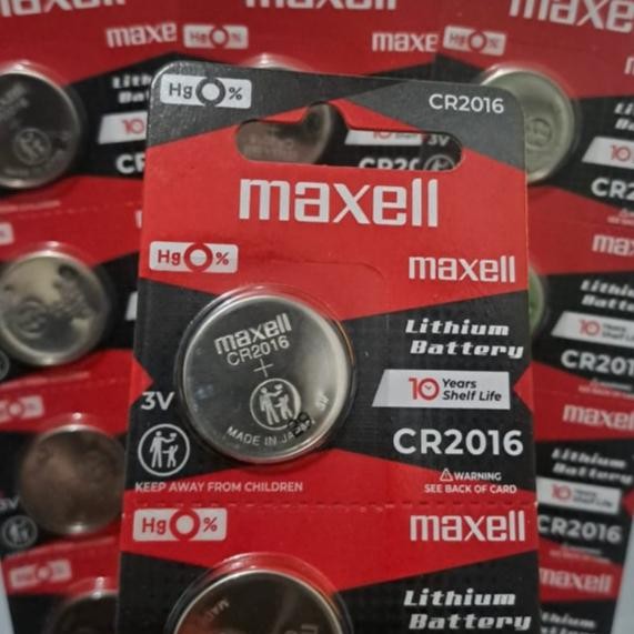 baterai maxell cr2016 3v original / batre cr 2016 cr2016 original Lithium battery 3V