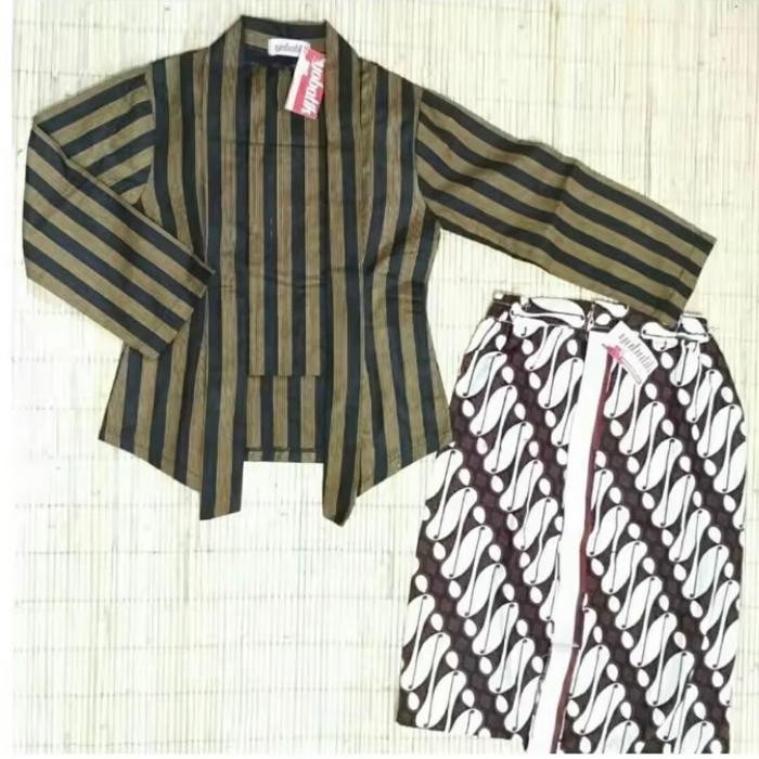 Kebaya Lurik Anak Sd // Kebaya Lurik Kutubaru /Baju Lurik Kutubaru Best Seller
