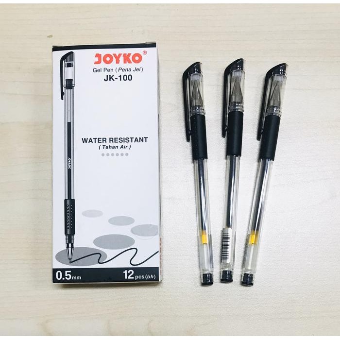 

FLASH SALE PULPEN GEL PEN JOYKO JK-100 HITAM [LUSIN]