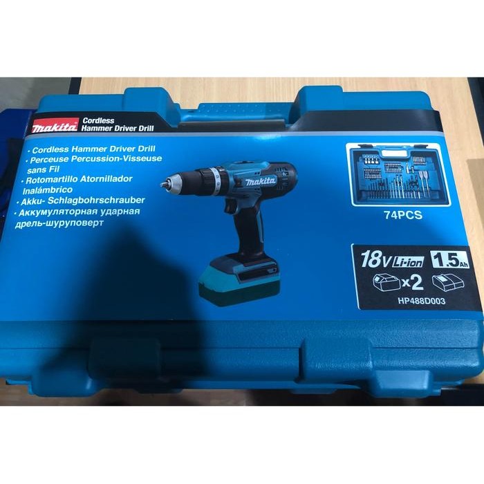 mesin bor makita cordless HP488D003