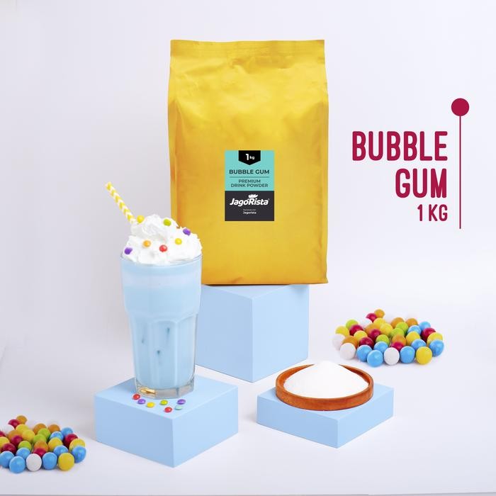 

1 Kg Jagorista - Bubble Gum - Premium Bubble Drink Powder Gratis Ongkir
