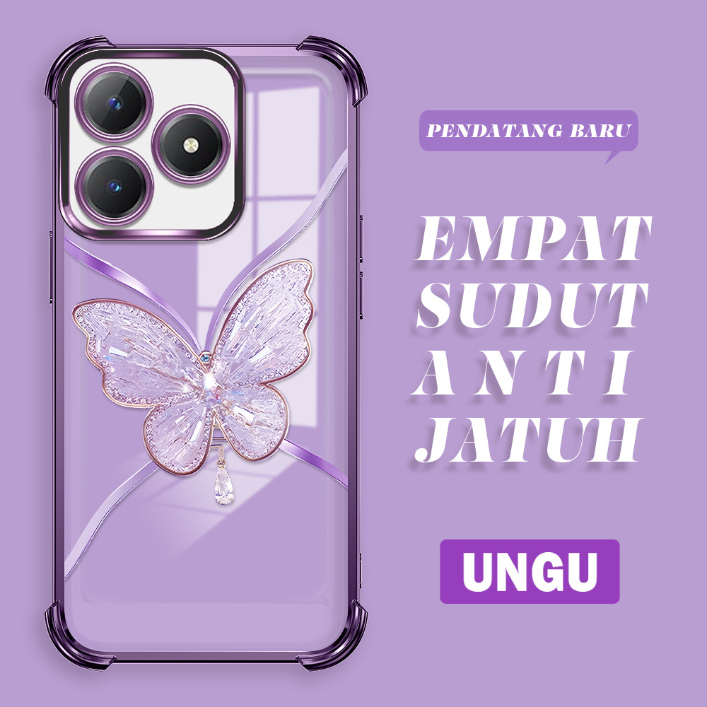 Realme C63 C61 Narzo N63  Untuk Phone Casing Case Mode Cassing Kesing Imut Cover Softcase Cool Hp SJ