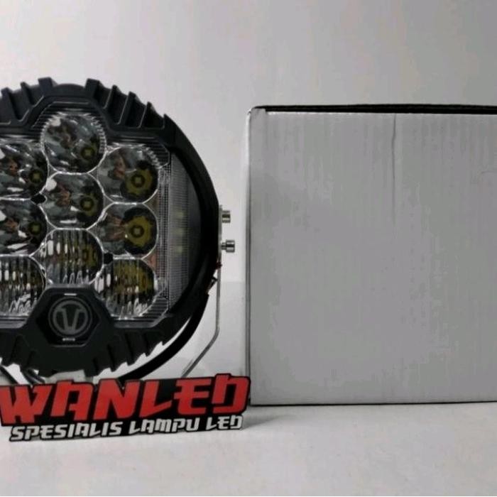 Terbaru Lampu Sorot 7 Inch Replika Baja Design Lampu Tembak Bumper Original