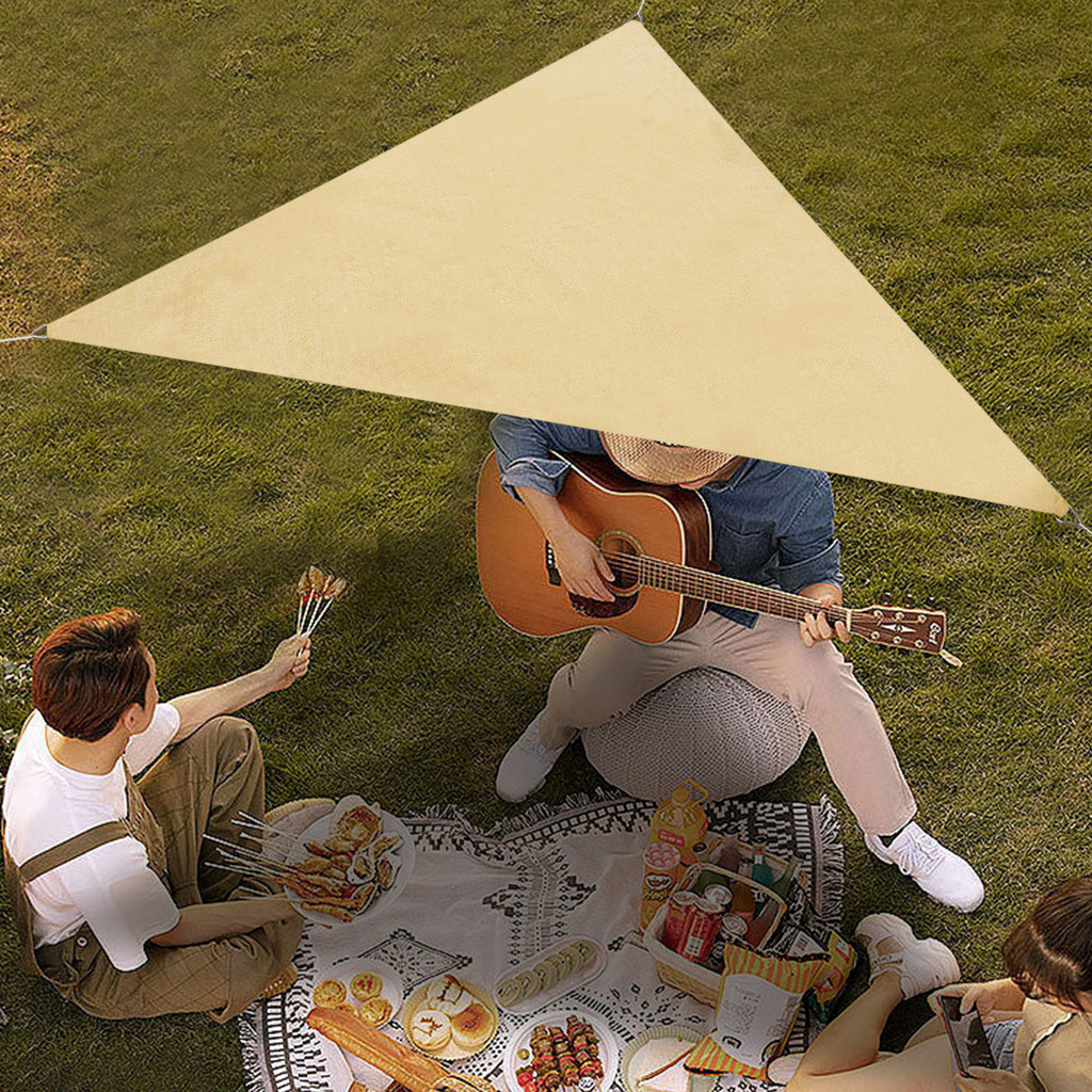 2x2x2m Super Triangular Sun Shade Sail for Lawns or Outdoor Occasions Waterproof and Wear-Resistant