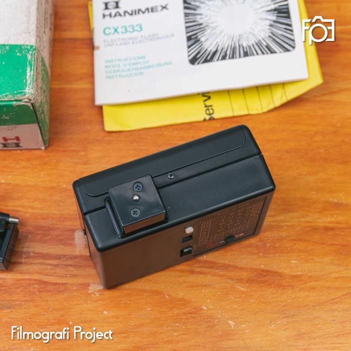 ffs Flash Hanimex CX 333 New Old Stock - Flash Eksternal Untuk Kamera Analog 35mm Fujica M1 Ricoh