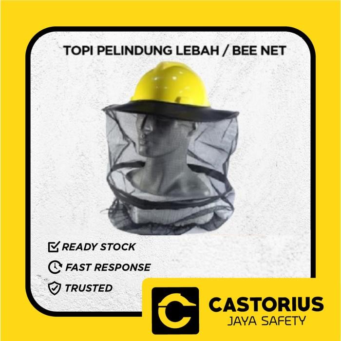 TOPI PELINDUNG LEBAH SAFETY BEENET TOPI PELINDUNG WAJAH DARI LEBAH