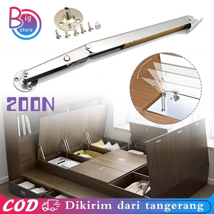 div 200N Engsel Hidrolik Engsel Salon Jendela Tebal Engsel Pegas Hidrolik Engsel Hidrolis