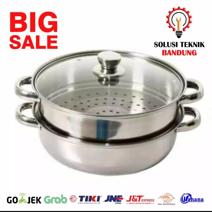 PREMIUM Panci kukus steamer 28 cm