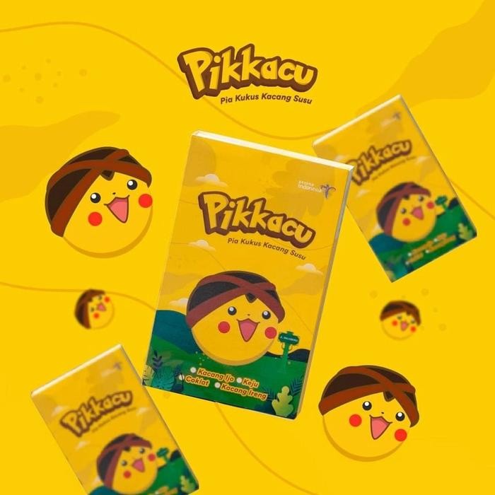 PREMIUM Pikkacu Bakpia kukus Wong Jogja isi 10 Oleh Oleh Khas Jogja