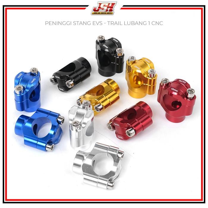 PREMIUM Peninggi Stang Raiser Setang Fatbar EVS Full CNC Lubang 1 Almu CRF KLX WR 155 Universal