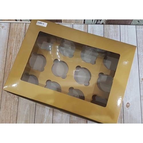 (Expert) DUS CUPCAKE SATUAN / DUS MUFFIN / DUS CUPCAKE GOLD PER PCS