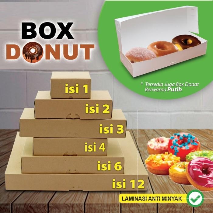 (Expert) Dus Kotak Box Donat - PINK - Isi 1