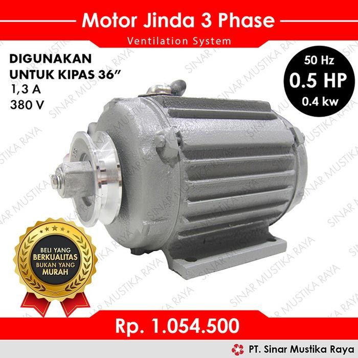 MOTOR JINDA 3 PHASE SPARE PART KIPAS CHINA 36" EXHAUST BOX FAN