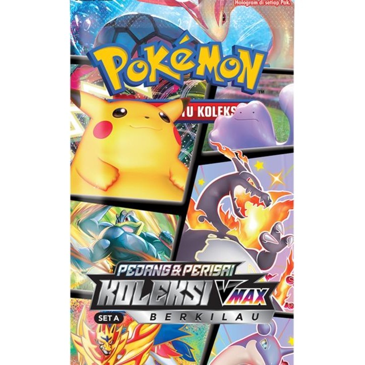 Koleksi VMAX Berkilau Set A Booster Box Sc3a - Pokemon TCG Indonesia