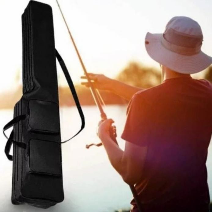 Tas Penyimpanan Joran Pancing 2IN1 Tas Joran 100cm