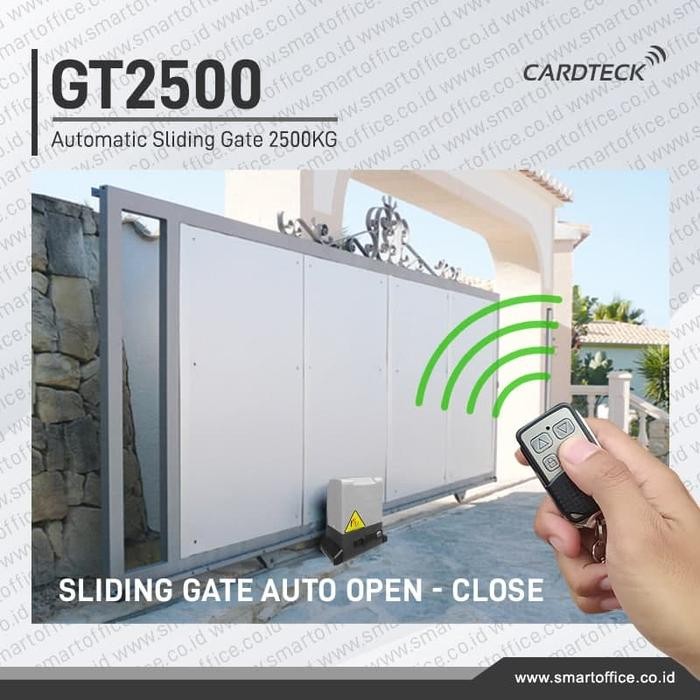 Ready Stock Automatic Sliding Gate 2.500Kg Pagar Sliding Otomatis Gt2500 Tanpa Rel