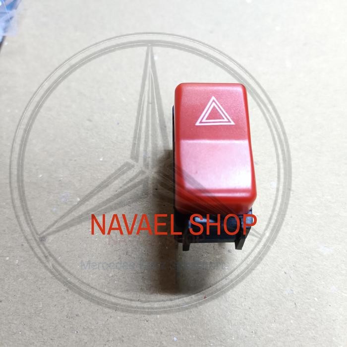 Hazard Light Switch W124 W202 Swit Lampu Darurat Mercy Mercedes Benz Switch Hazard W124 Switch