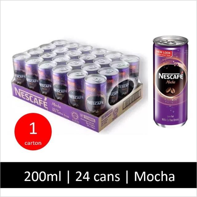 

MARI MILIKI- NESCAFE MINUMAN KOPI SUSU KOPI KALENG MOCHA 240 ML/PERKARTON ISI 24PCS