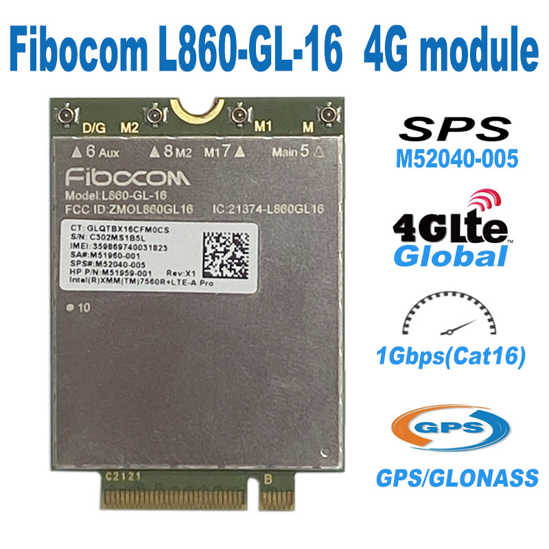 Fibocom L860-Gl-16 Lte Cat16 Module For 4G 5G Module L860