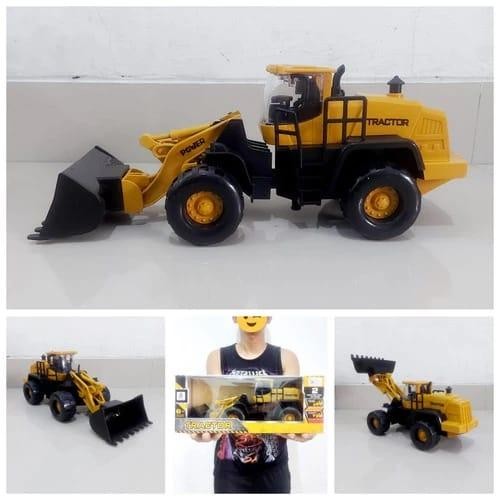 DIECAST LOADER KONSTRUKSI BESAR - MAINAN MINIATUR ALAT BERAT BULLDOZER