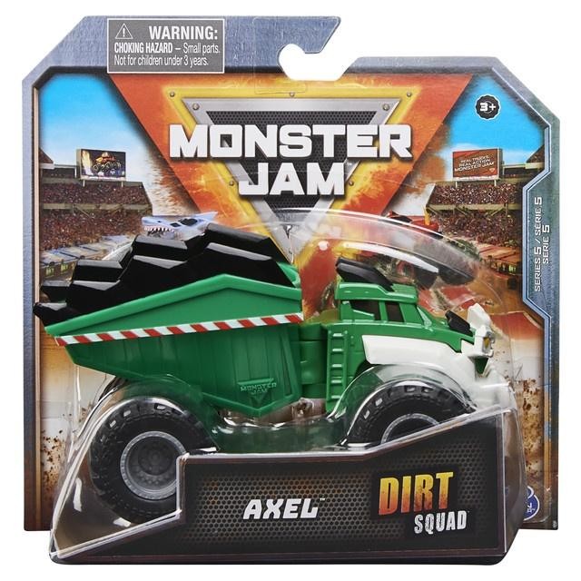 MAINAN MOBIL MONSTER JAM DIRT SQUAD TRUK TOY