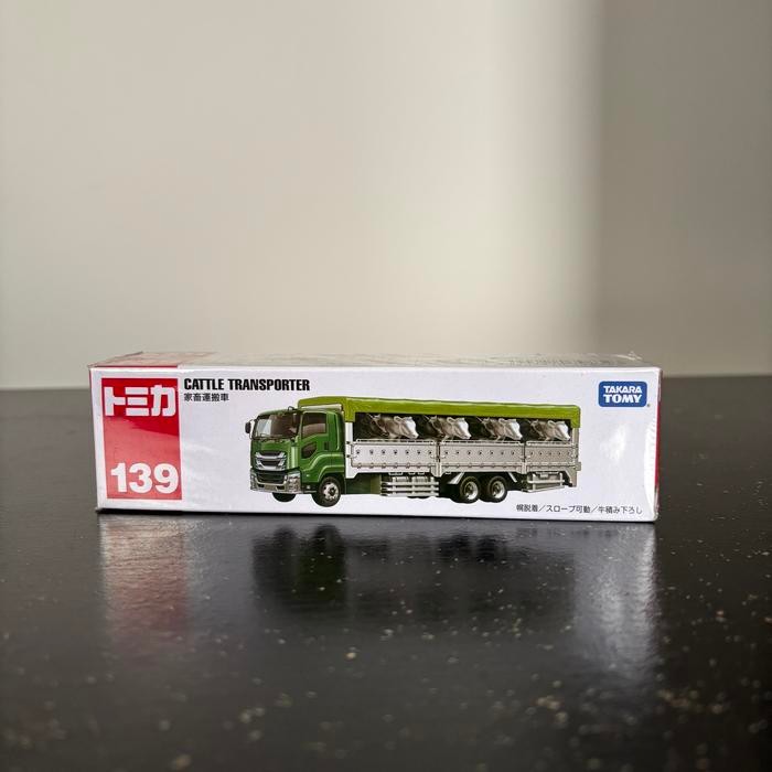 TOMICA TAKARA TOMY REGULER LONG 139 CATTLE TRANSPORTER