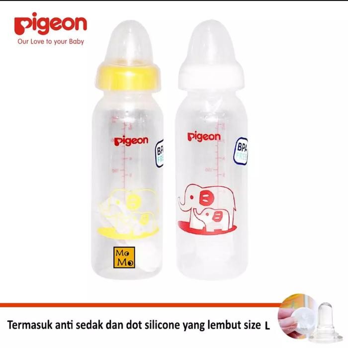 BOTOL SUSU PIGEON 240 ML PIGEON 240ML BPA FREE