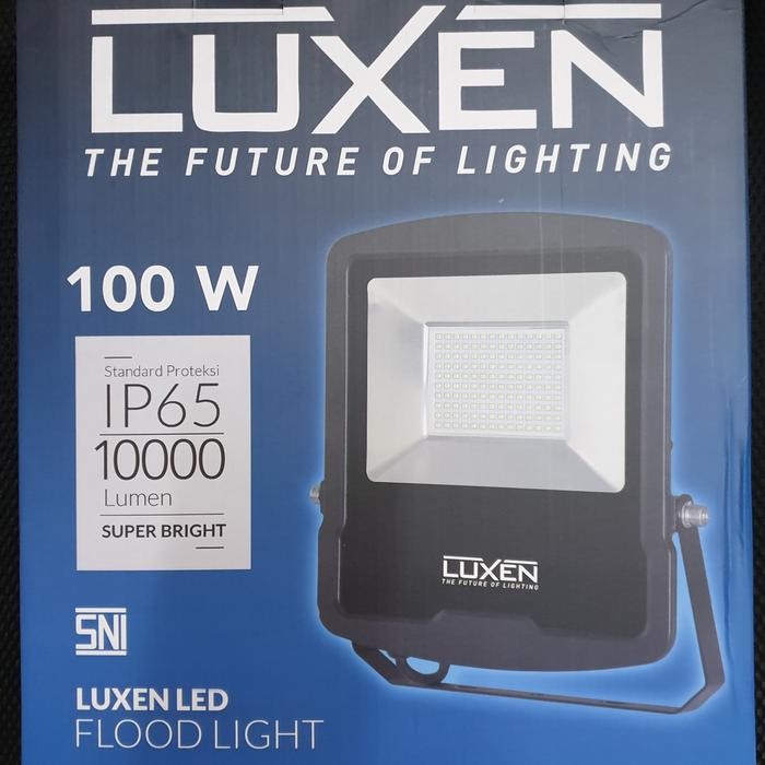 LUXEN LAMPU LED SOROT TEMBAK OUTDOOR 100W 100WATT 100 WATT 100 W