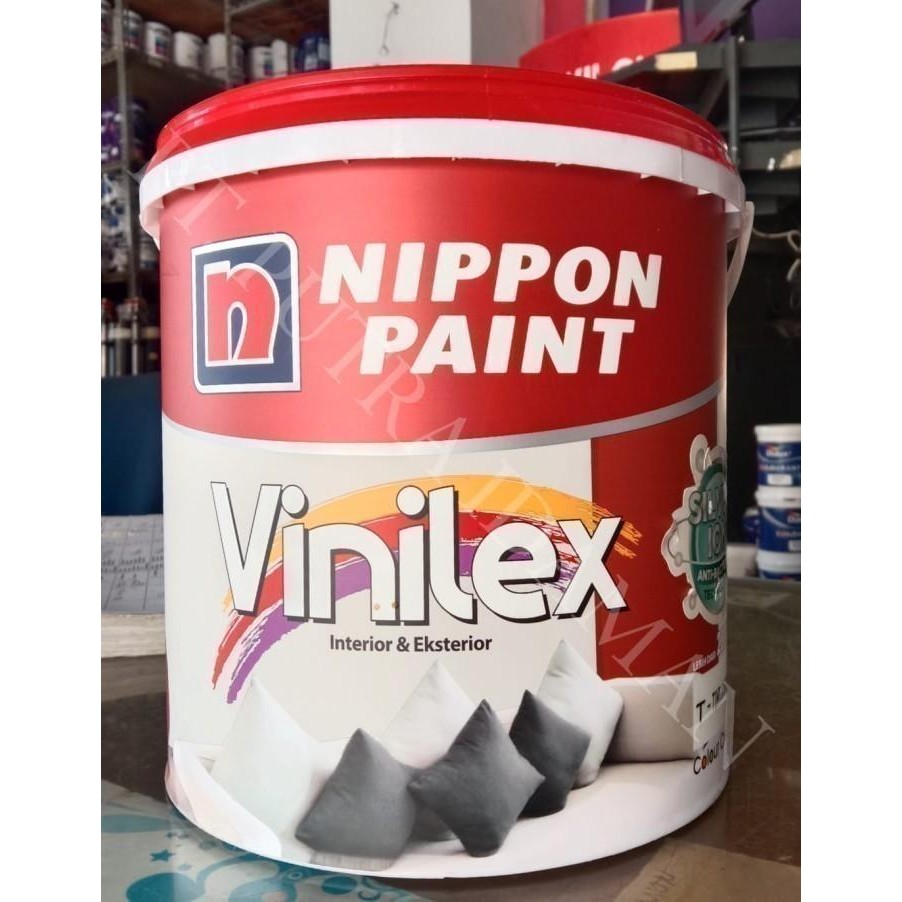 CAT INTERIOR NIPPON PAINT VINILEX 5KG - GRAY MYSTIC N 1986P