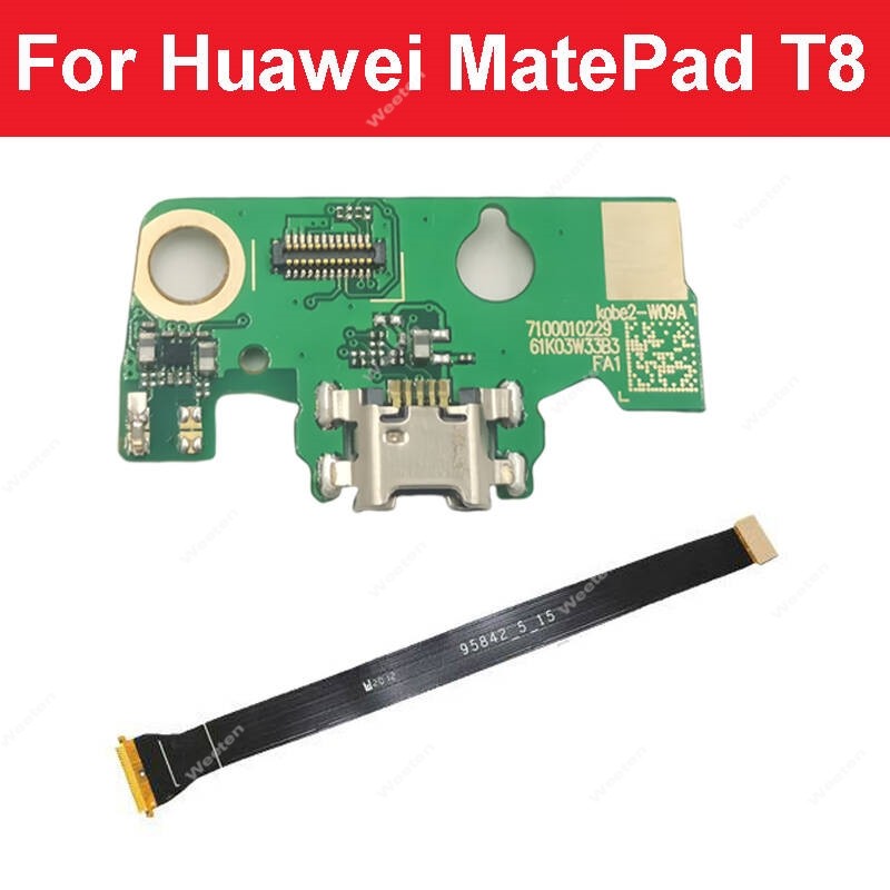 Lcd Mainboard Usb Charging Board Flex Cable For Huawei Matepad T8 Kob2-W09 Kob2-L09 8" Inch