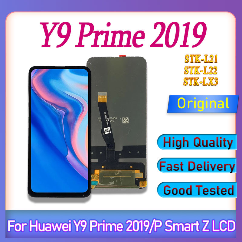 6.59'' Original For Huawei Y9 Prime 2019 Stk-L21 L22 Lx3 Lcd Display Touch Screen Digitizer For