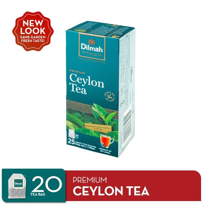 

Dilmah Premium Ceylon Tag Tbag 25S - Teh Celup Tea