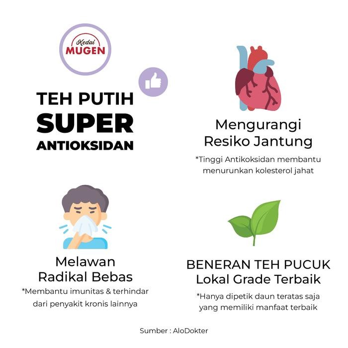 

Premium White Tea Silver Needle/Teh Putih Kualitas Ekspor 50G