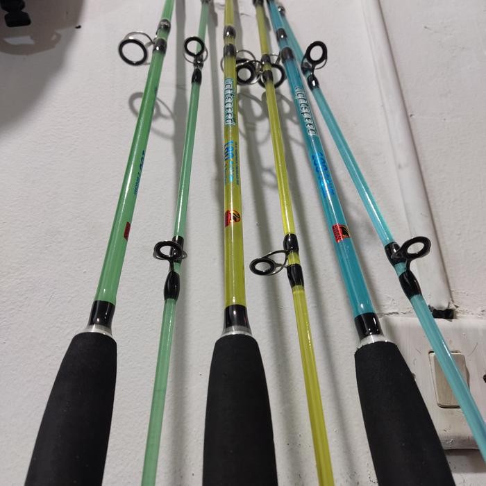 Joran Pancing Sambung 2 Panjang 180Cm Fiber Transparan Sambungan Drat